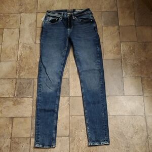 Men's Departwest Denim Blue Jeans Truper Skinny 30x34 NWT